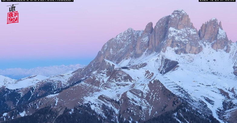 Webcam Canazei-Belvedere  - Campitello - Col Rodella