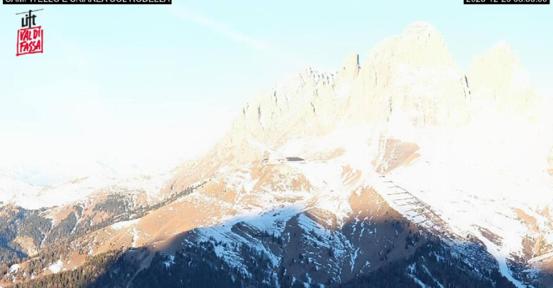 Webcam Canazei-Belvedere  - Campitello - Col Rodella
