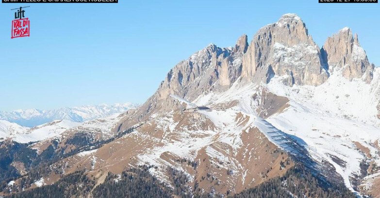 Webcam Canazei Belvedere - Campitello - Col Rodella