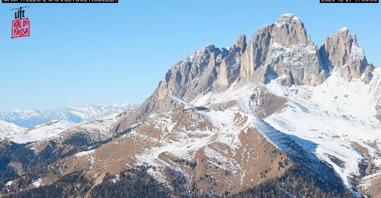 Webcam Canazei Belvedere - Campitello - Col Rodella