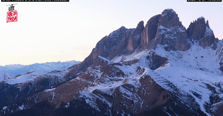 Webcam Canazei Belvedere - Campitello - Col Rodella