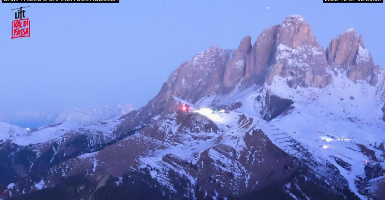 Webcam Canazei Belvedere - Campitello - Col Rodella