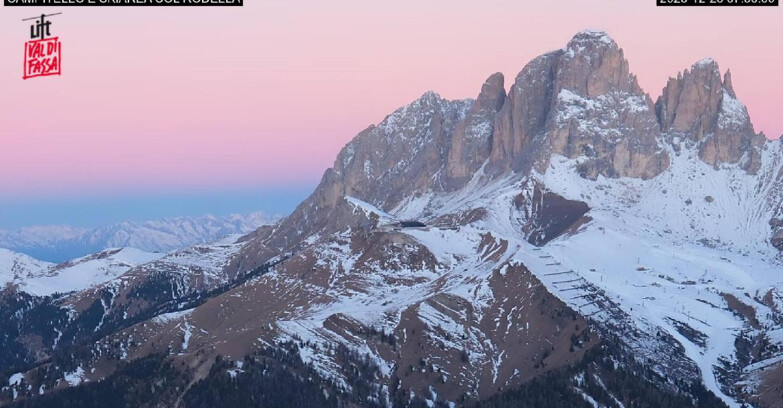 Webcam Canazei-Belvedere  - Campitello - Col Rodella