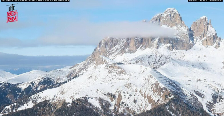 Webcam Canazei-Belvedere  - Campitello - Col Rodella