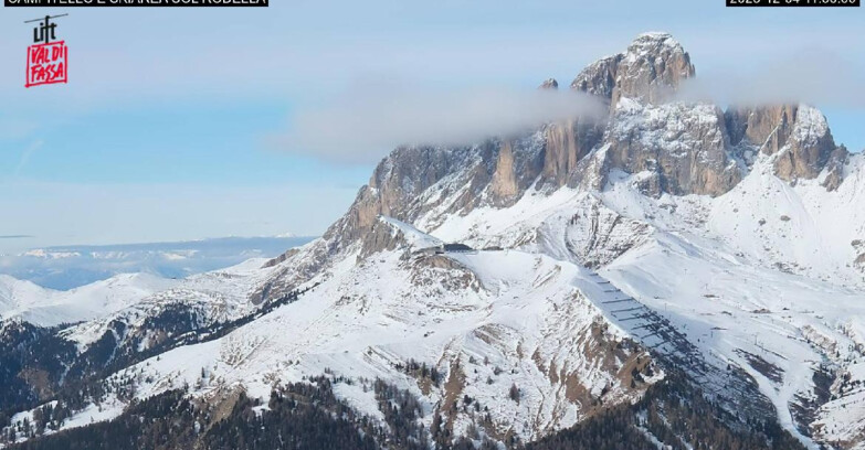 Webcam Canazei-Belvedere  - Campitello - Col Rodella