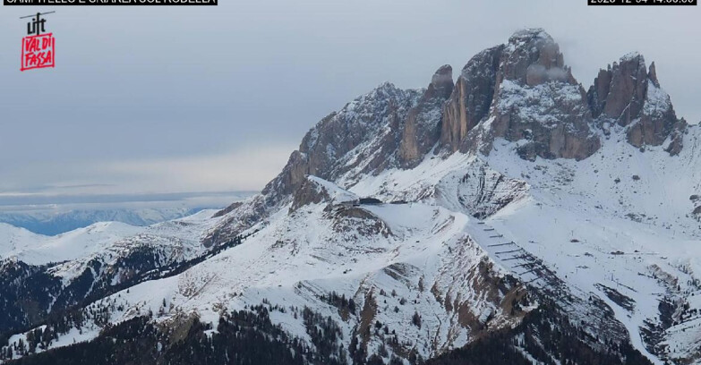 Webcam Canazei-Belvedere  - Campitello - Col Rodella