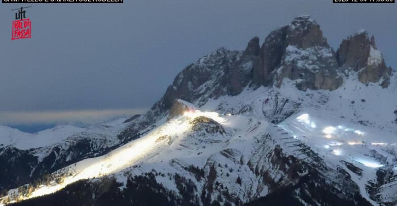 Webcam Canazei-Belvedere  - Campitello - Col Rodella