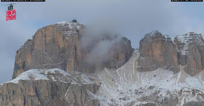 Webcam Canazei Belvedere - Canazei - Forcella Pordoi