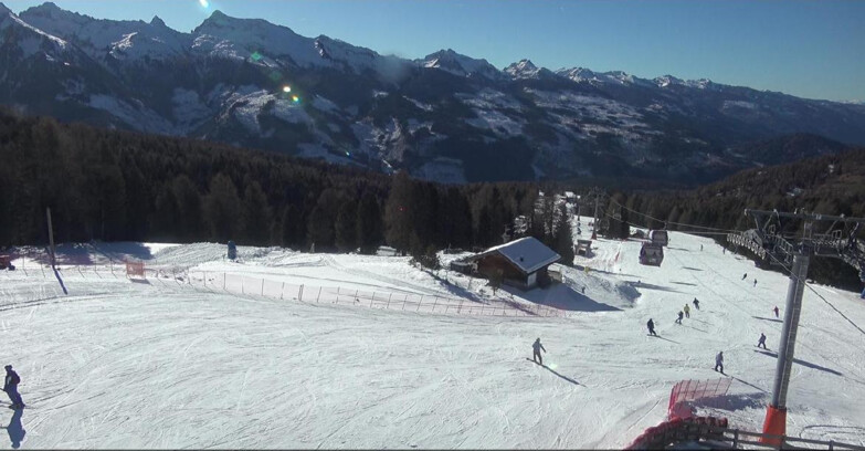 Webcam Bellamonte-Alpe Lusia  - Pista Le Fassane e Morea Snowpark