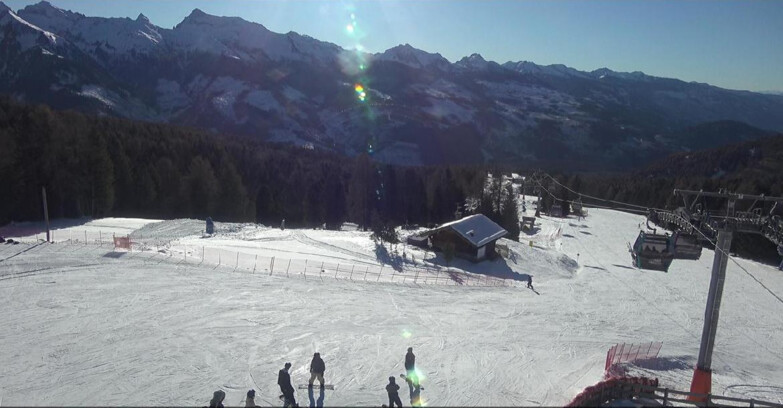 Webcam Bellamonte-Alpe Lusia  - Pista Le Fassane e Morea Snowpark