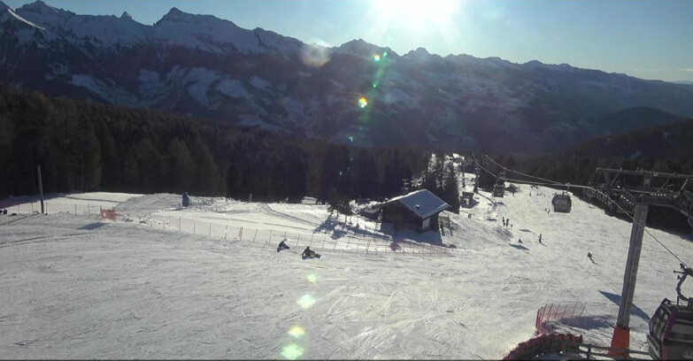 Webcam Bellamonte-Alpe Lusia  - Pista Le Fassane e Morea Snowpark