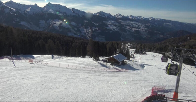 Webcam Bellamonte-Alpe Lusia - Pista Le Fassane e Morea Snowpark
