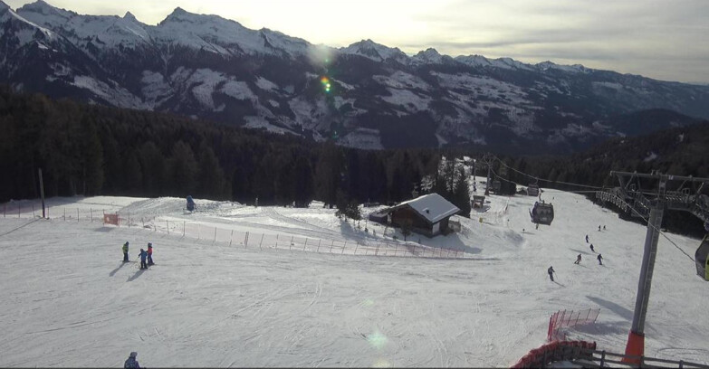 Webcam Bellamonte-Alpe Lusia - Pista Le Fassane e Morea Snowpark