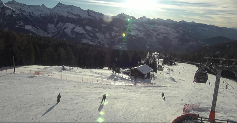 Webcam Bellamonte-Alpe Lusia - Pista Le Fassane e Morea Snowpark