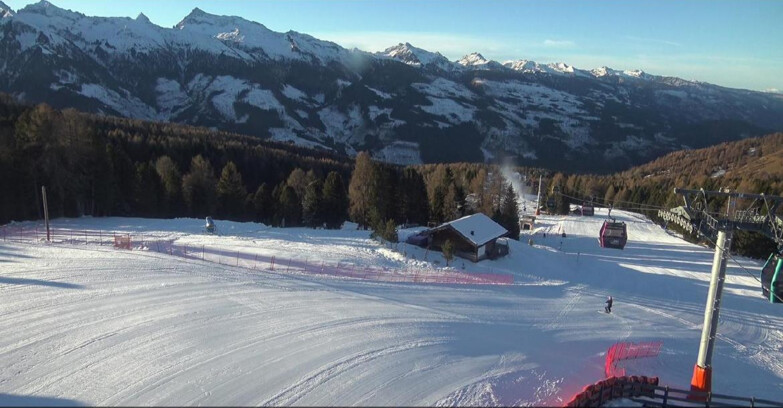 Webcam Bellamonte-Alpe Lusia - Pista Le Fassane e Morea Snowpark
