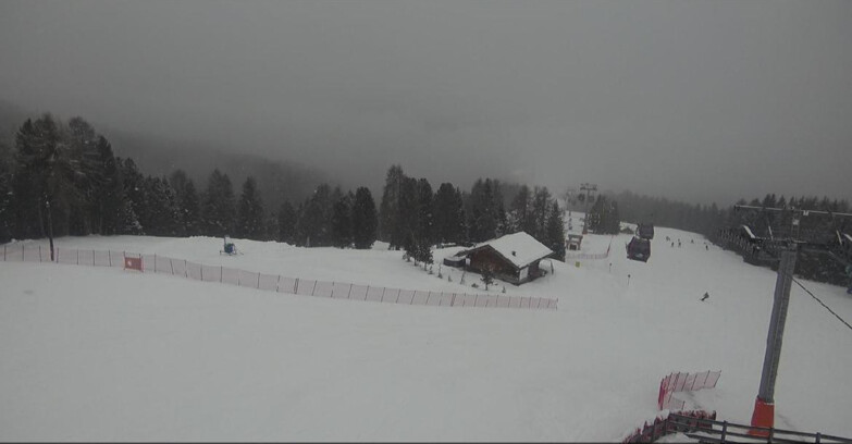 Webcam Bellamonte-Alpe Lusia - Pista Le Fassane e Morea Snowpark