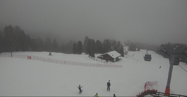 Webcam Bellamonte-Alpe Lusia - Pista Le Fassane e Morea Snowpark