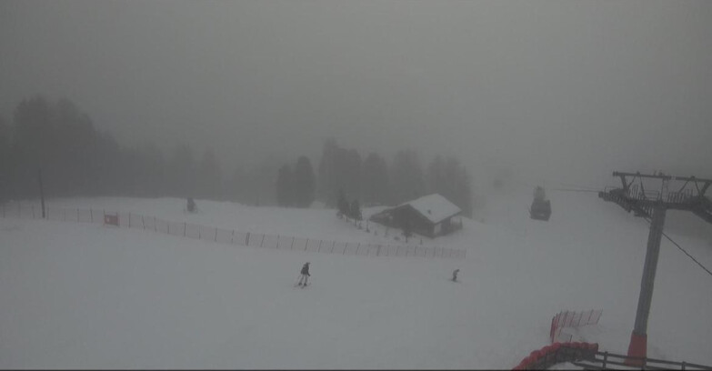 Webcam Bellamonte-Alpe Lusia - Pista Le Fassane e Morea Snowpark