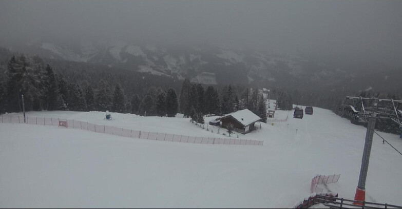 Webcam Bellamonte-Alpe Lusia - Pista Le Fassane e Morea Snowpark