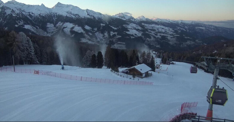 Webcam Bellamonte-Alpe Lusia - Pista Le Fassane e Morea Snowpark