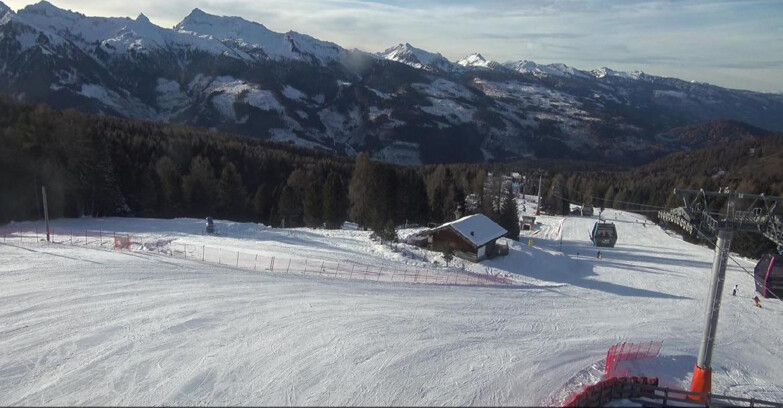 Webcam Bellamonte-Alpe Lusia - Pista Le Fassane e Morea Snowpark