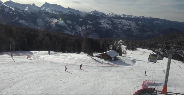 Webcam Bellamonte-Alpe Lusia  - Pista Le Fassane e Morea Snowpark