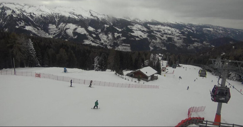 Webcam Bellamonte-Alpe Lusia - Pista Le Fassane e Morea Snowpark