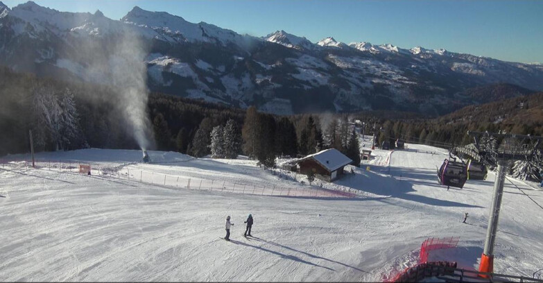 Webcam Bellamonte-Alpe Lusia - Pista Le Fassane e Morea Snowpark