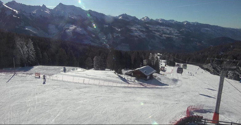 Webcam Bellamonte-Alpe Lusia - Pista Le Fassane e Morea Snowpark