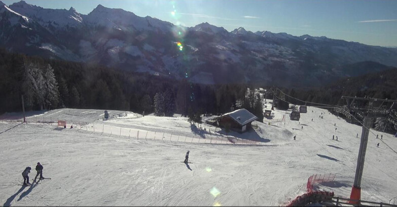 Webcam Bellamonte-Alpe Lusia - Pista Le Fassane e Morea Snowpark