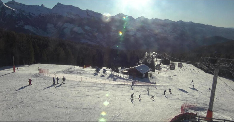 Webcam Bellamonte-Alpe Lusia - Pista Le Fassane e Morea Snowpark