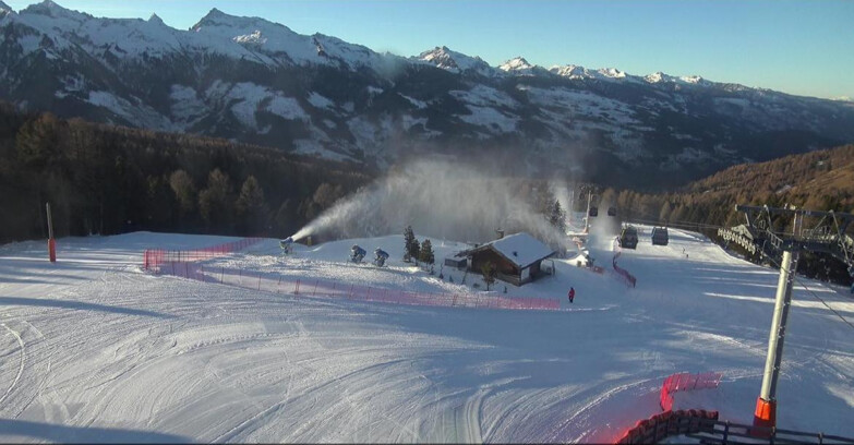 Webcam Bellamonte-Alpe Lusia - Pista Le Fassane e Morea Snowpark