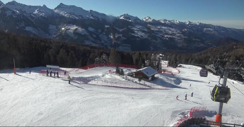 Webcam Bellamonte-Alpe Lusia - Pista Le Fassane e Morea Snowpark