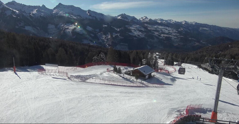 Webcam Bellamonte-Alpe Lusia - Pista Le Fassane e Morea Snowpark