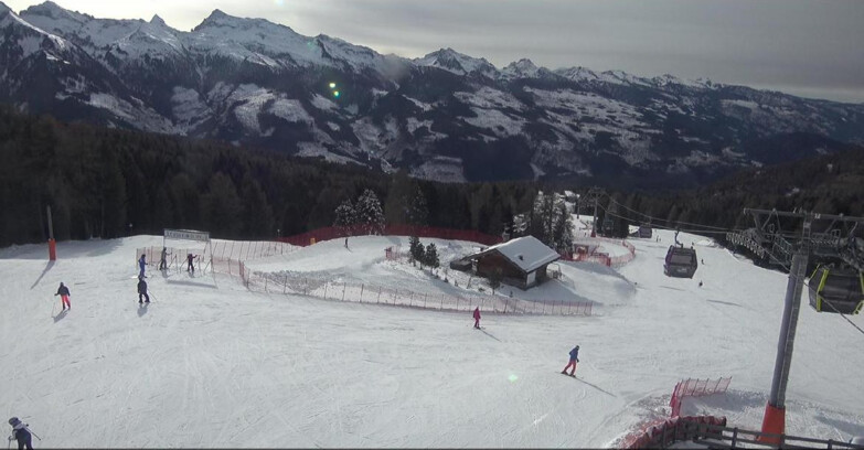 Webcam Bellamonte-Alpe Lusia - Pista Le Fassane e Morea Snowpark