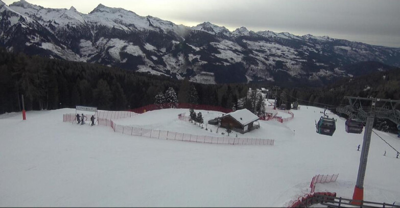 Webcam Bellamonte-Alpe Lusia - Pista Le Fassane e Morea Snowpark