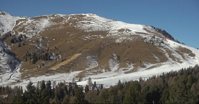Webcam Bellamonte-Alpe Lusia - Pista direttissima Le Cune