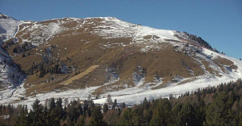 Webcam Bellamonte-Alpe Lusia - Pista direttissima Le Cune