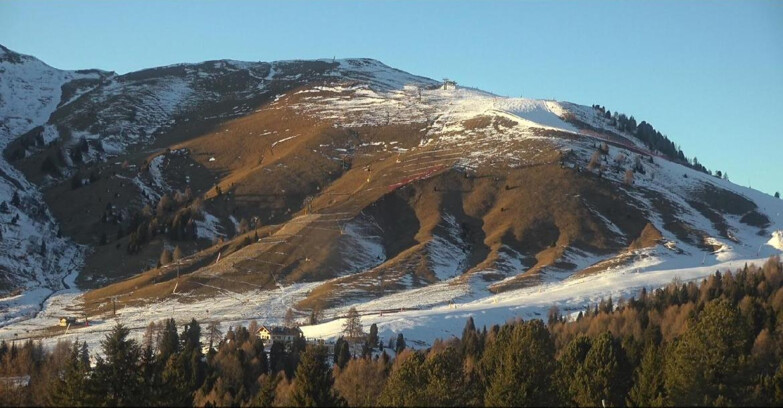 Webcam Bellamonte-Alpe Lusia - Pista direttissima Le Cune