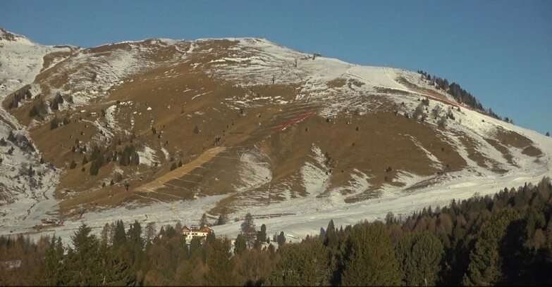 Webcam Bellamonte-Alpe Lusia - Pista direttissima Le Cune