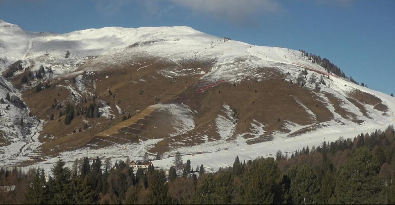 Webcam Bellamonte-Alpe Lusia  - Pista direttissima Le Cune