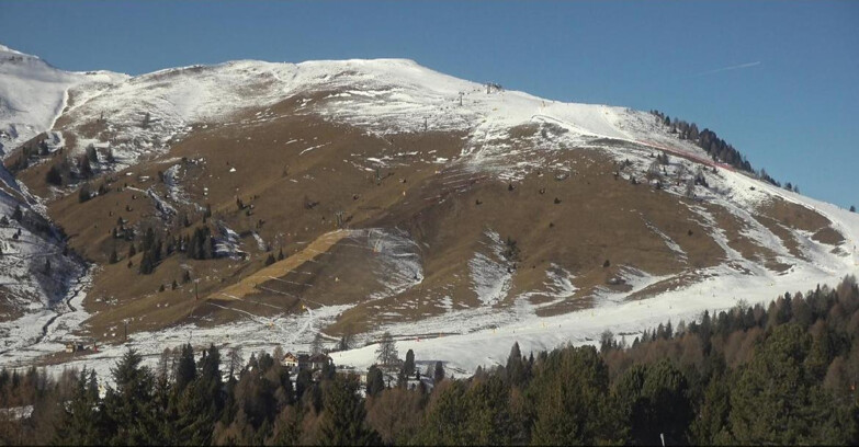 Webcam Bellamonte-Alpe Lusia  - Pista direttissima Le Cune