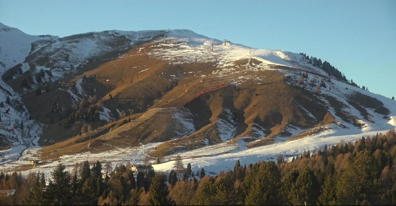 Webcam Bellamonte-Alpe Lusia  - Pista direttissima Le Cune