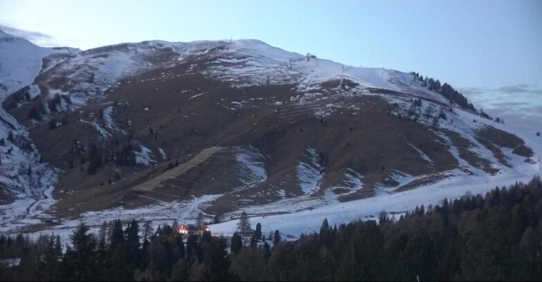Webcam Bellamonte-Alpe Lusia  - Pista direttissima Le Cune