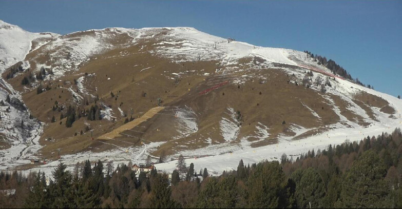 Webcam Bellamonte-Alpe Lusia  - Pista direttissima Le Cune