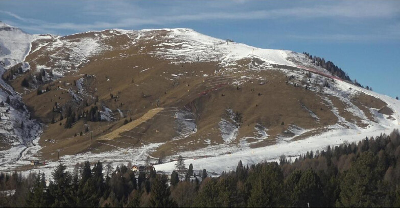 Webcam Bellamonte-Alpe Lusia  - Pista direttissima Le Cune