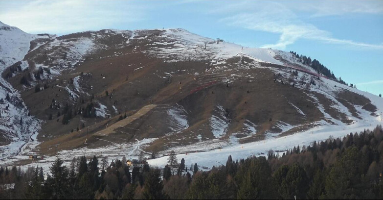 Webcam Bellamonte-Alpe Lusia  - Pista direttissima Le Cune