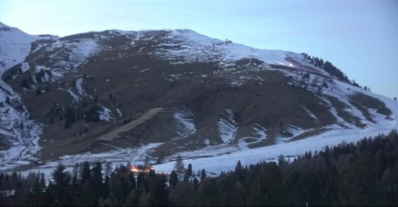 Webcam Bellamonte-Alpe Lusia  - Pista direttissima Le Cune