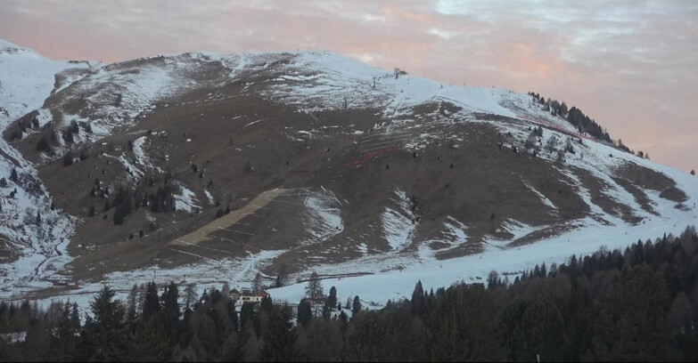 Webcam Bellamonte-Alpe Lusia  - Pista direttissima Le Cune