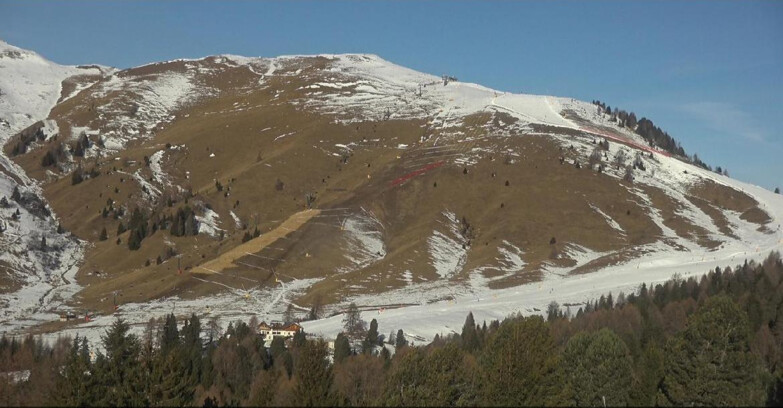 Webcam Bellamonte-Alpe Lusia - Pista direttissima Le Cune